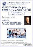 Locandina Musicoterapia Bambini